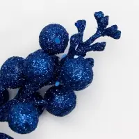 Ягоды для декора, синего цвета, 4,5 × 4,5 × 20 см