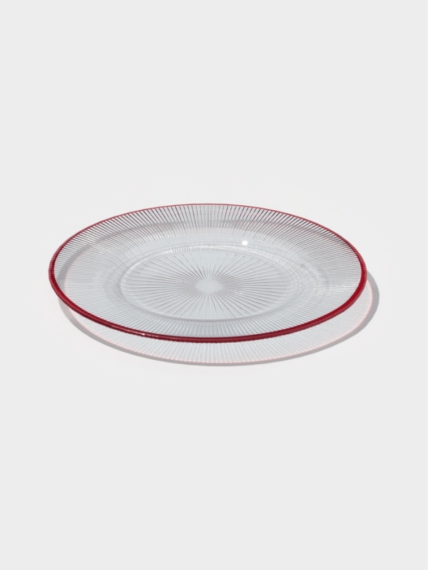 Тарелка десертная "Waterfall" 17 см, цвет прозрачный