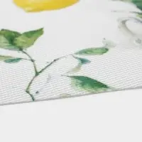 Салфетки сервировочные на стол Доляна &laquo;Лимоны&raquo;, 4 шт., 45&times;30 см, белые