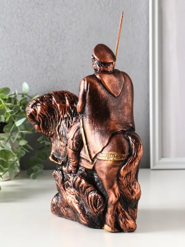Фигура гипс &laquo;Казак на коне с пикой&raquo;, 25&times;19&times;11 см