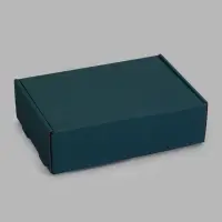 Коробка самосборная, изумрудная, 31 х 22 х 9,5 см