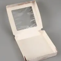 Коробка подарочная складная &laquo;Подарок&raquo;, 20&times;20&times;4 см, с окном