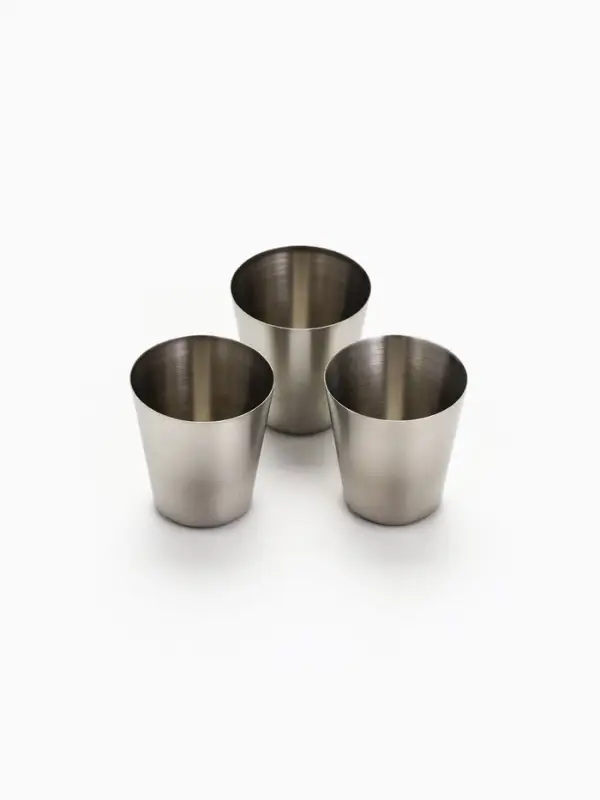 Стопки в чехле &laquo;Джентельмен&raquo;: нержавеющая сталь, набор 3 шт.&times;30 мл