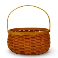 Корзина плетёная для хранения Wif, с ручкой, лоза, коричневая, набор 3 шт.
