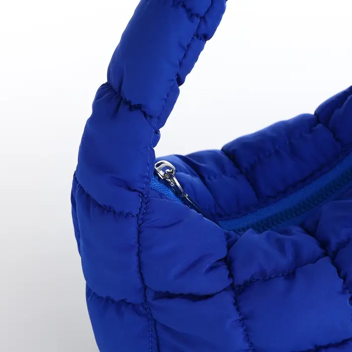 Сумка молодёжная на молнии, 23&times;4&times;15 см, синяя