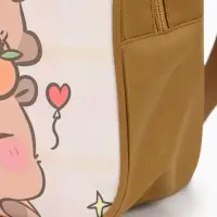 Рюкзак детский 20,5*9*24, отд на молнии, капибара бежевый