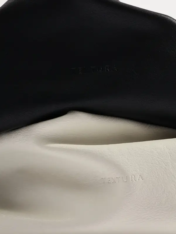 Сумка - мешок женская TEXTURA, на молнии, 36&times;10&times;28 см, белая