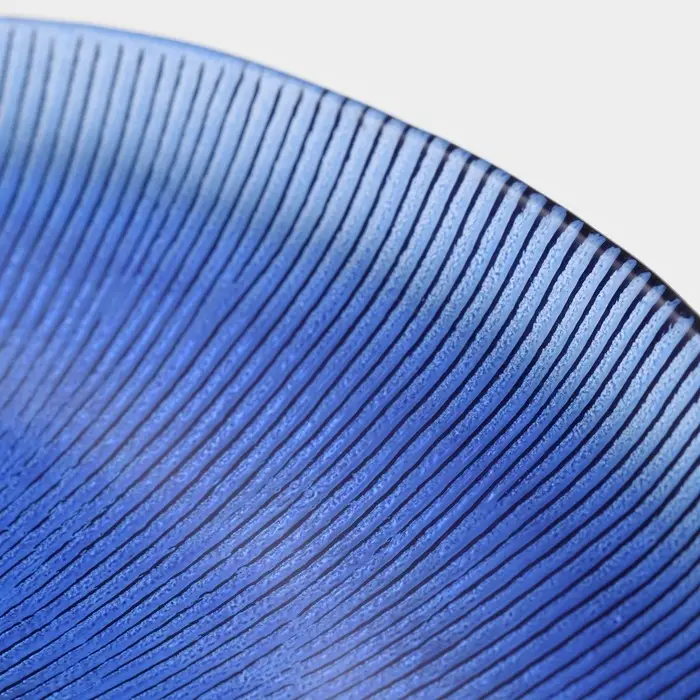 Тарелка Magistro &laquo;Римини&raquo;, d=27 см, стекло, синяя