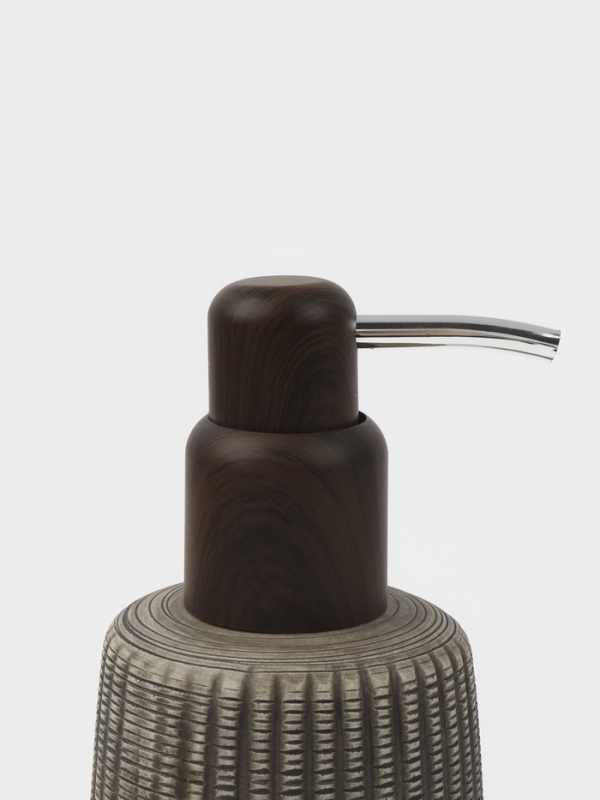 Набор для ванной Набор для ванной "Wood" 2 предмета (дозатор для мыла. стакан)