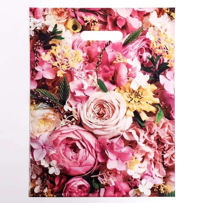 Пакет Пакет "Элизабет", полиэтиленовый с вырубной ручкой 31х40 см, 60 мкм