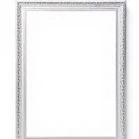 Рама для картин и зеркал Elegance de Lumi, 50&times;70 см, пластик, белая с серебром