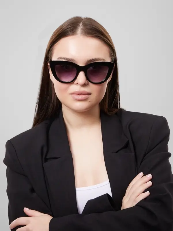 Очки солнцезащитные женские &laquo;OneSun. Кошачий глаз&raquo;, uv 400, градиент, фиолетовые