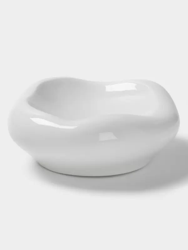 Блюдо Hanna Kn&ouml;vell, 60 мл, d=15 см, фарфор, белое