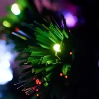 Ёлка фиброоптическая «Снежинки» 90 см, d нижнего яруса 45 см, 80 веток, мигание Ёлка фиброоптическая «Снежинки» 90 см, d нижнего яруса 45 см, 80 веток, мигание