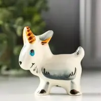 Статуэтка фарфоровая &laquo;Фигурка: Козочка серая&raquo;, 6 см