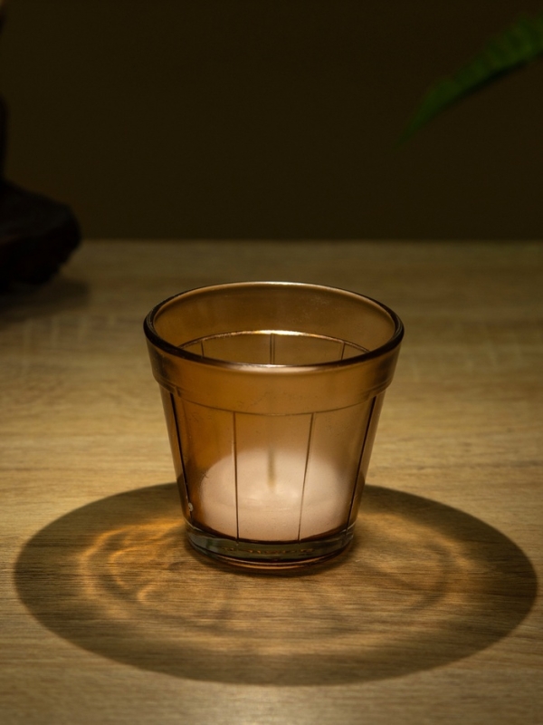 Подсвечник для чайной свечи 6,6х6,6х6см Подсвечник для чайной свечи 6,6х6,6х6см