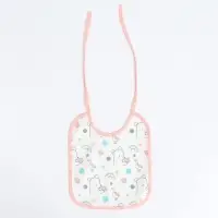 Набор детских слюнявчиков Крошка Я, 4 шт. + подарок, 20&times;17 см, цвет розовый, серый