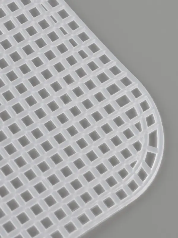 Канва-основа для вышивания сумки, пластиковая, 33.5&times;35.5 см, 2&times;2 мм, цвет белый