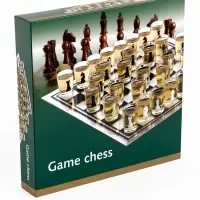 Игра алкогольная &laquo;Пьяные шахматы&raquo;, для взрослых, 32 рюмки, стекло, поле 35&times;35 см