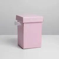 Коробка складная &laquo;Розовый&raquo;, 10 х 18 см