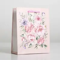Пакет подарочный ламинированный, упаковка, Present for you, S 12&times;15&times;5.5 см