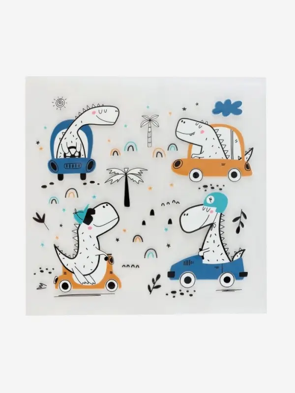 Термонаклейка &laquo;Динозаврики&raquo;, 15&times;14 см, 4 дизайна