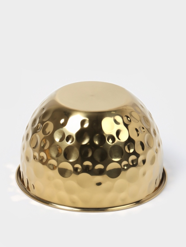 Набор мисок-салатников из нержавеющей стали 16/20/24 см, цвет золотой Набор мисок-салатников из нержавеющей стали 16/20/24 см, цвет золотой