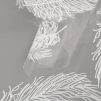 Пленка для цветов "Перышки", белая, 0,6 х 9.3&plusmn;5% м, 40 мкм, 200 гр