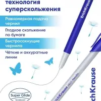 Набор ручек шариковых 4шт ErichKrause Neo Stick Metallicf узел 0.7мм, цвет чернил синий