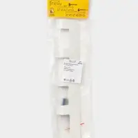 Вешалка настенная 5 крючков, цвет белый