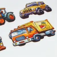 Макси - пазлы деревянные развивающие для малышей &laquo;Машинки&raquo;
