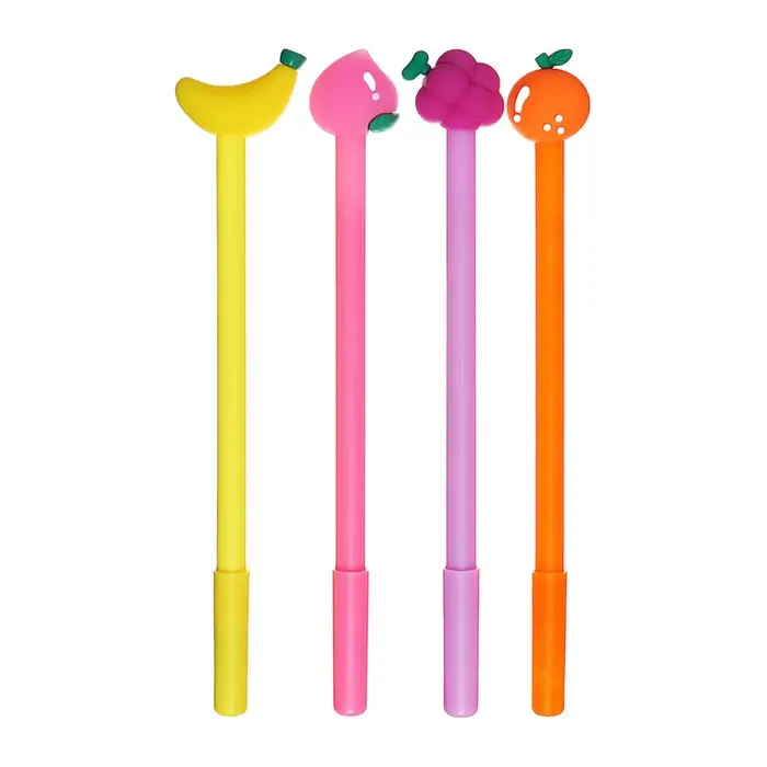 Ручка - прикол гелевая «Фрукты/ягоды» МИКС Ручка - прикол гелевая «Фрукты/ягоды» МИКС