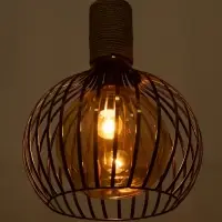 Светильник &laquo;Клубок&raquo; 1&times;40 Вт Е27 медь 28&times;28&times;28 см