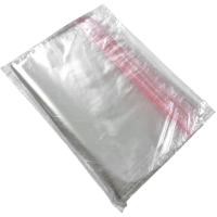 Пакет фасовочный ПП 40x50+5  с клеевым клапаном 20мкм 100 шт/уп