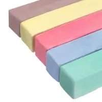 Мелки цветные для асфальта Calligrata kids, набор 5 штук, квадратные