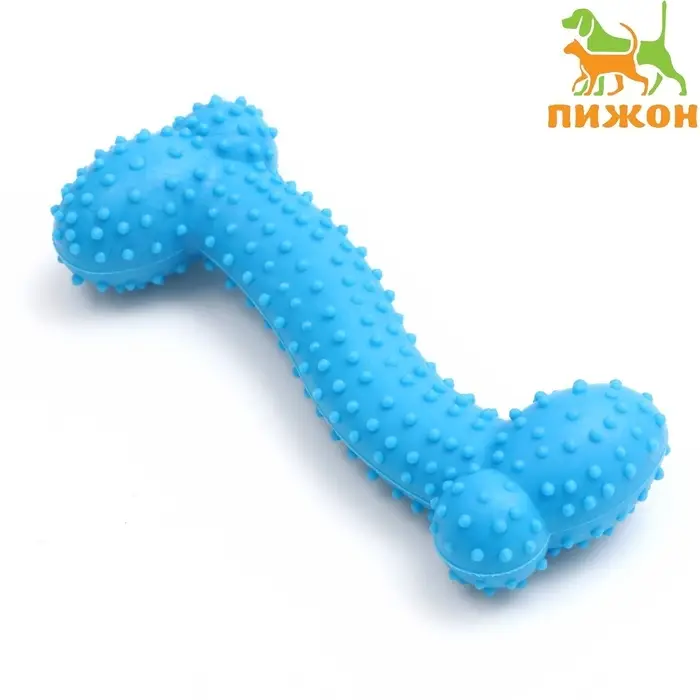 Жевательная игрушка для собак &laquo;Любимое лакомство&raquo;, 11&times;4 см, TPR, голубая