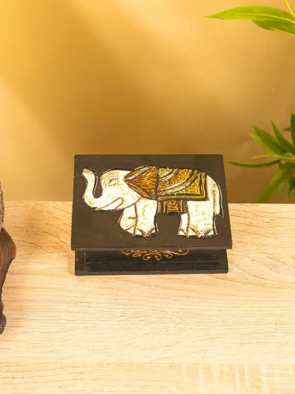 Шкатулка «Слон», 15×11×5 см, МДФ