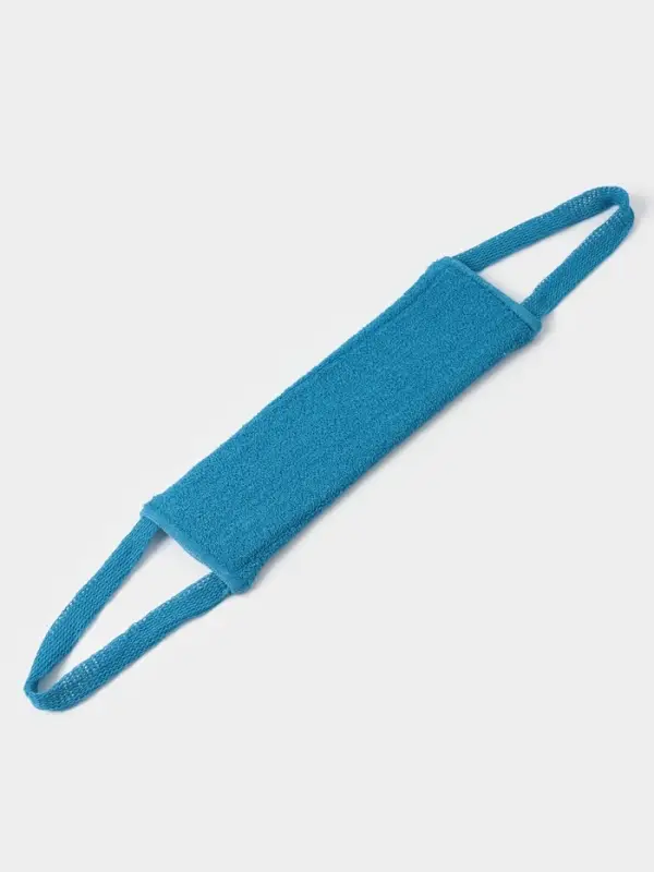 Мочалка - лента для тела Доляна &laquo;Нежность&raquo;, хлопковая, 10&times;35 см, МИКС