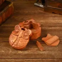 Шкатулка с секретом «Сова», 12×7×6.5 см