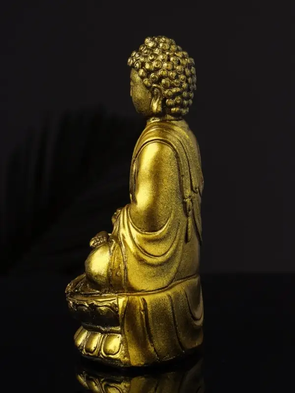 Фигура  Фигура "Будда" 15х9 см, золото