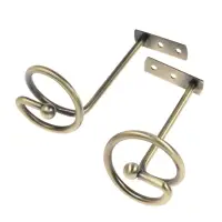 Крючок - держатель для штор на стену CAPPIO KS044, металлический, цвет бронза, 2 шт Крючок - держатель для штор на стену CAPPIO KS044, металлический, цвет бронза, 2 шт