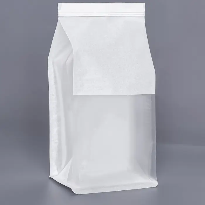 Пакет бумажный, с окном, прямоугольное дно, белый, 13×10×28 см Пакет бумажный, с окном, прямоугольное дно, белый, 13×10×28 см