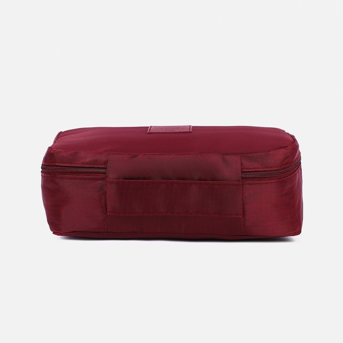 Косметичка на молнии, цвет бордовый Косметичка на молнии, цвет бордовый