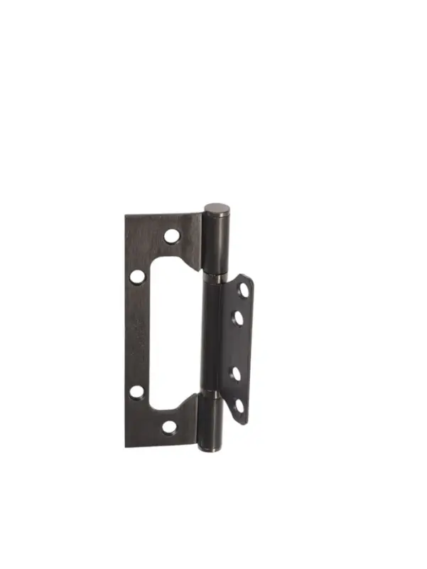 Петля-бабочка ТУНДРА, 125&times;75&times;2.0 мм, универсальная, без врезки, графит, 2 шт.