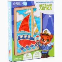 Заготовки для творчества "Веселая лепка "Кораблик", 35612