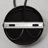 Светильник подвесной BayerLux William, 1&times;40 Вт, Е27, чёрно-серебристый, 40&times;40&times;35-100 см