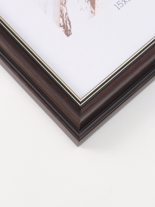 Фоторамка пластик Фоторамка пластик "МИРАМ" 15х21 см, венге