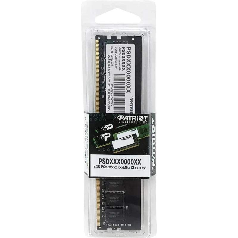 Модуль памяти Patriot DDR4 DIMM 8GB 3200Мгц (PSD48G32002)
