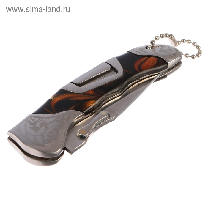 Складной нож Stinger с клипом, 165 мм, рукоять: нержавеющая сталь, дерево, подарочный бокс Складной нож Stinger с клипом, 165 мм, рукоять: нержавеющая сталь, дерево, подарочный бокс
