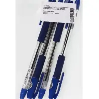 Набор шариковых ручек Pilot BPS-GP, 4 штуки, синий стержень, на масляной основе, узел 0.7 мм, резиновый упор